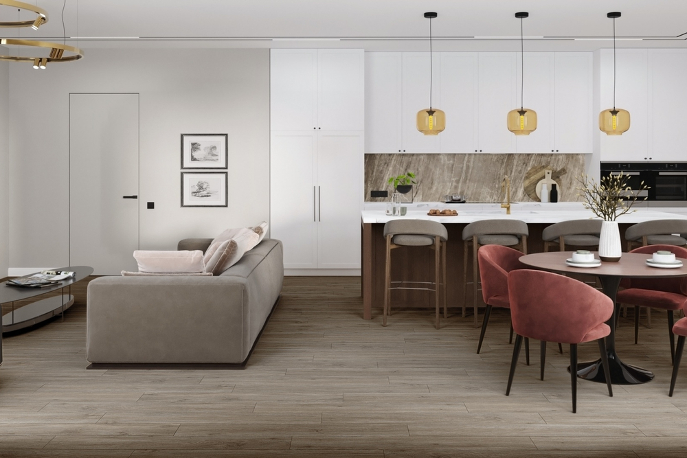 Кварц-винил SPC Damy Floor Family SPC 0,75мм 4,2 мм ДУБ ГОРНЫЙ 2.635 м2