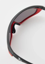 Спортивные очки с диоптриями 720armour Analog Pro / Matte Dark Grey / Matte Carmine Gasket / Smoke Full Blue White Lens