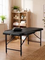 Массажная кушетка, стол складной с регулировкой высоты Massagecomplekt, 190*70, c подлокотниками