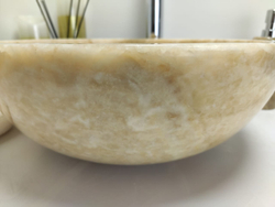 Раковина из оникса Bowl Yellow BO-60324 40x40x15 из натурального камня