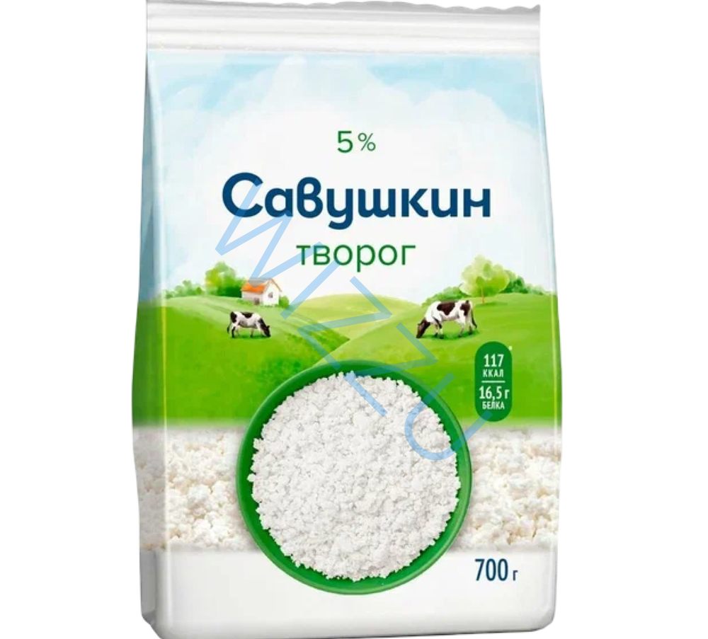 Творог рассыпчатый Савушкин 5 % 700 г