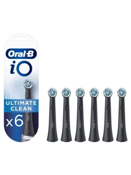 Насадки Oral‑B iO Ultimate Clean RB CBF-6, черные, 6 шт.