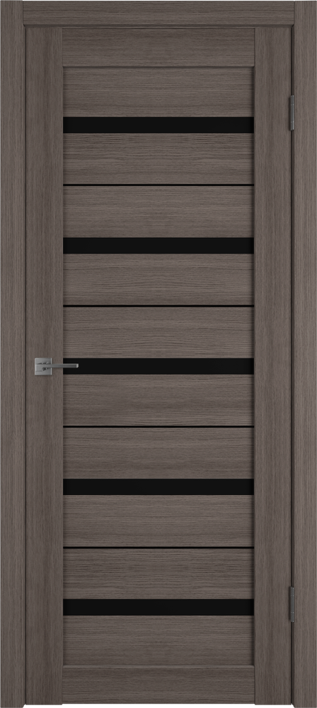 Дверь Atum Al 7 / Grey / Black Gloss BM / Владимирские двери Дверь Atum Al 7 / Grey / Black Gloss BM / Владимирские двери