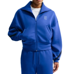 Женская Кофта теннисная Nike Advantage Dri-FIT Full-Zip Tennis - old royal/white