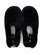 HAILEY FLUFF SLIPPERS - Black