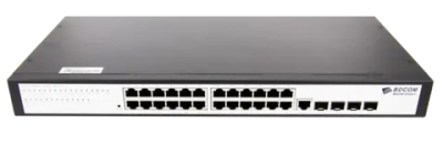 Управляемый коммутатор BDCOM S2528-C, 24 GE TX 1Гбит/с, 4 SFP 1Гбит/с, L2
