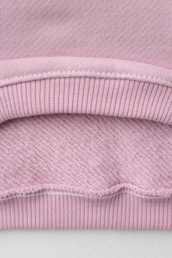 ZARA КОМПЛЕКТ ИЗ ТОЛСТОВКИ С НАШИВКОЙ И ЛЕГИНСОВ, РОЗОВЫЙ