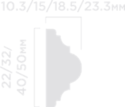 Молдинг HiWood, 32x15 мм