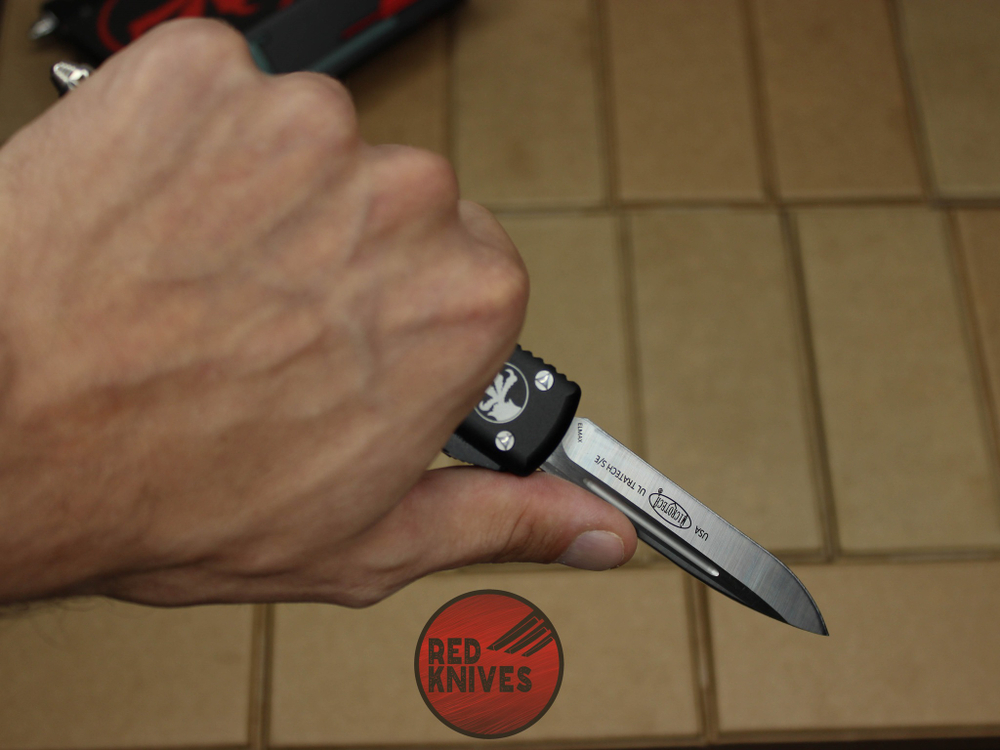 Нож Microtech Ultratech S/E - черная рукоять, стандартный клинок сатин + запчасти RK-386