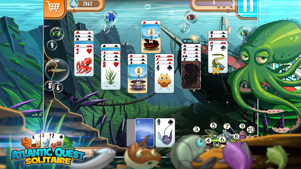 Atlantic Quest Solitaire (для ПК, цифровой код доступа)