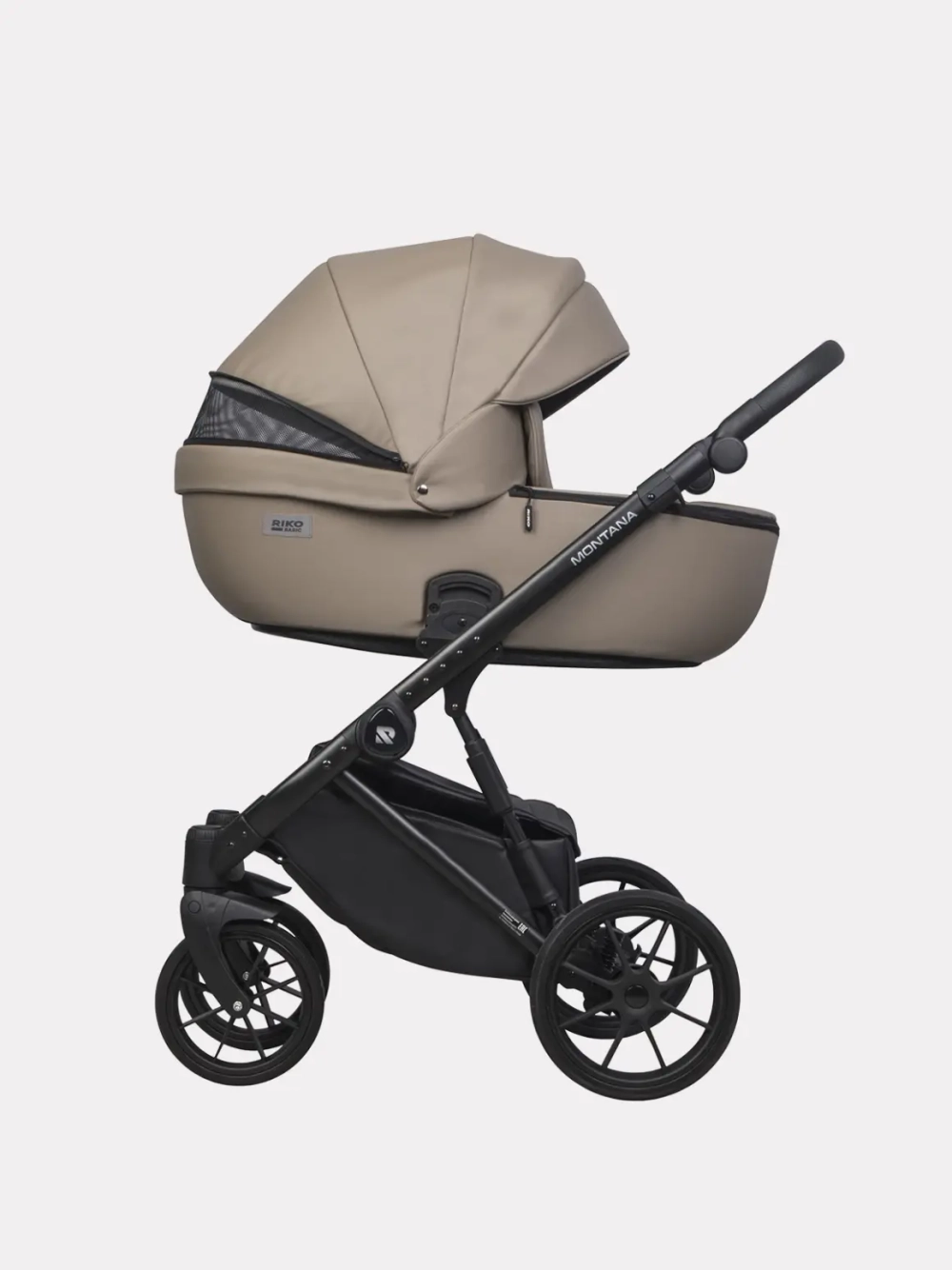 Коляска 2 в 1 Riko Basic Montana Ecco цвет 22 Beige (бежевый)