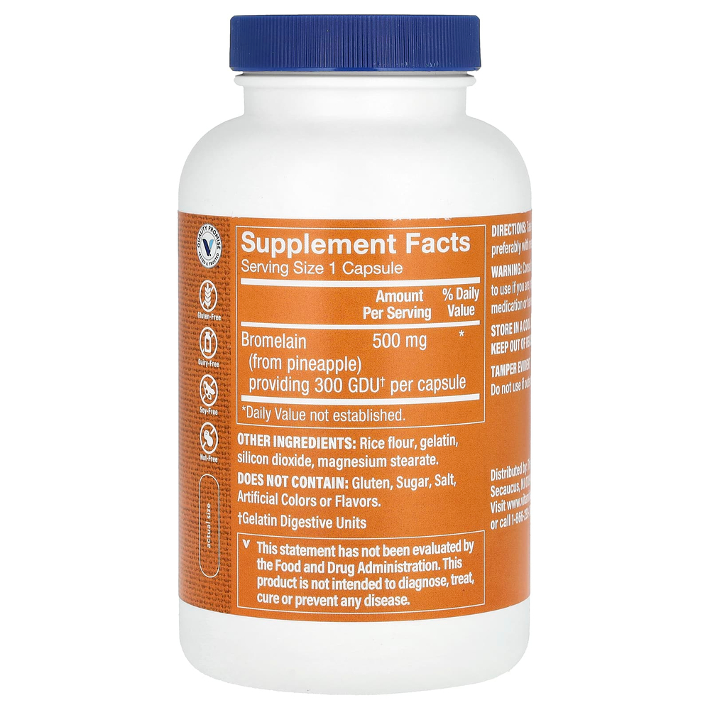 The Vitamin Shoppe, Бромелаин, 500 мг, 300 капсул
