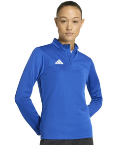 Женская теннисная толстовка Adidas Entrada 26 Training - royal blue/white