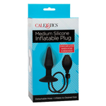 Расширяющаяся анальная пробка 10,75см со съемным шлангом California Exotic Novelties Medium Silicone Inflatable Plug SE-0430-10-3