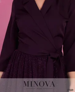 Платье 1124-сливовый Minova