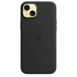 Силиконовый чехол с поддержкой MagSafe Apple Silicone Case для iPhone 15 Plus, Black (Черный)