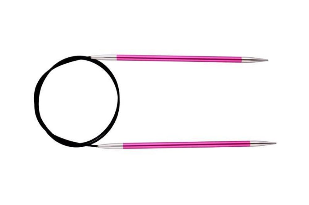 Спицы круговые укороченные Knit Pro Zing ⌀5 мм, 40 см, 47071 Спицы круговые укороченные Knit Pro Zing ⌀5 мм, 40 см, 47071