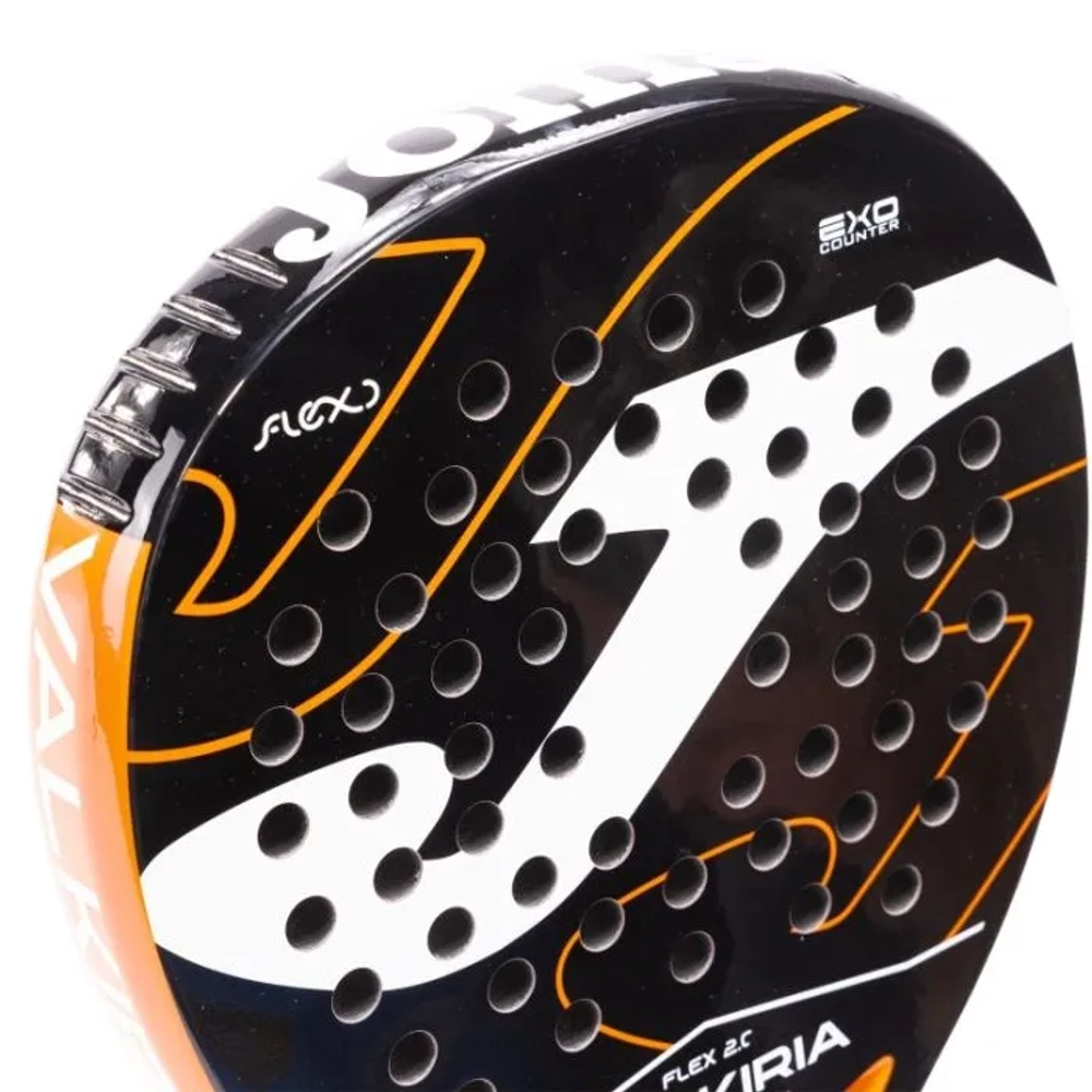 Ракетка для Padel Joma Valkiria Flex - black/fluor orange