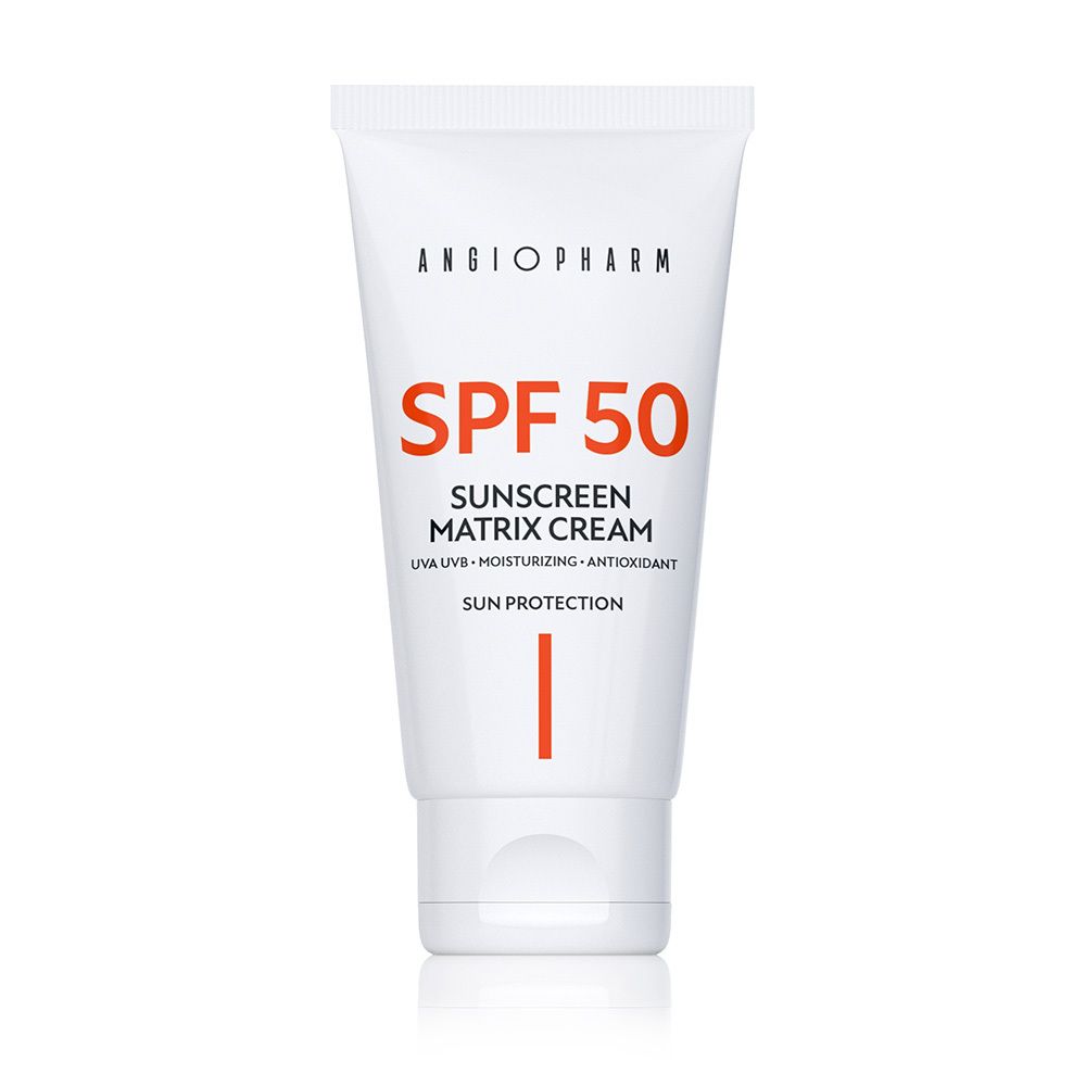Солнцезащитный крем ANGIOPHARM Sunscreen Matrix Cream SPF50 50 мл