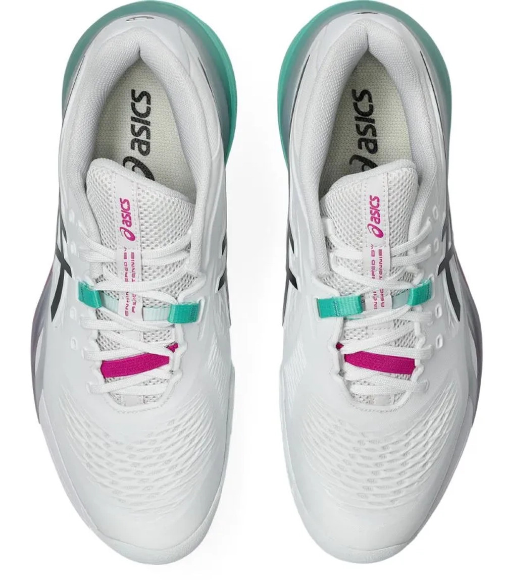 Теннисные кроссовки Asics Gel-Resolution X Clay - white/aurora green