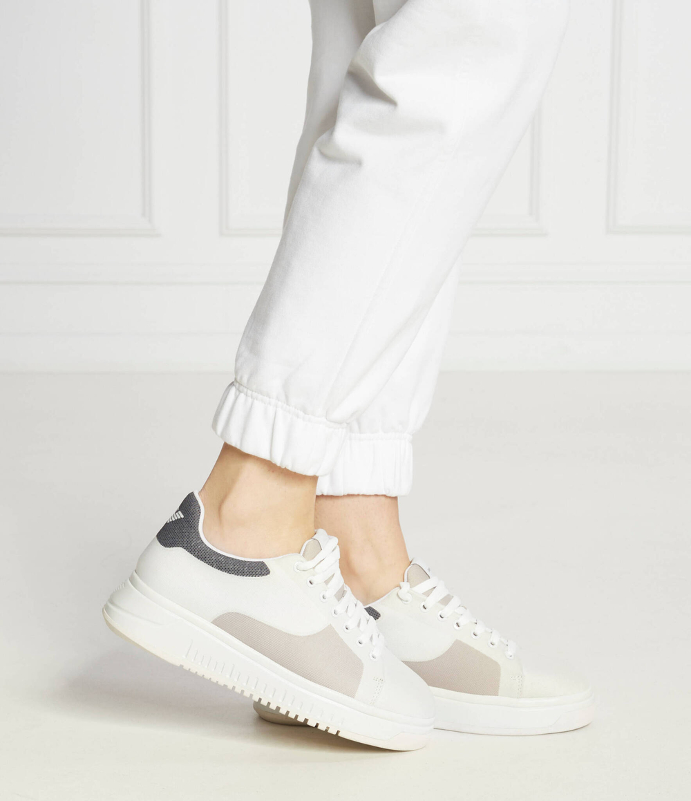 Кроссовки SNK JAQUARD Emporio Armani - белый(X3X024 XD401)