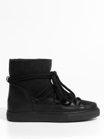 Высокие комбинированные кеды INUIKII Sneaker Classic Black на меху