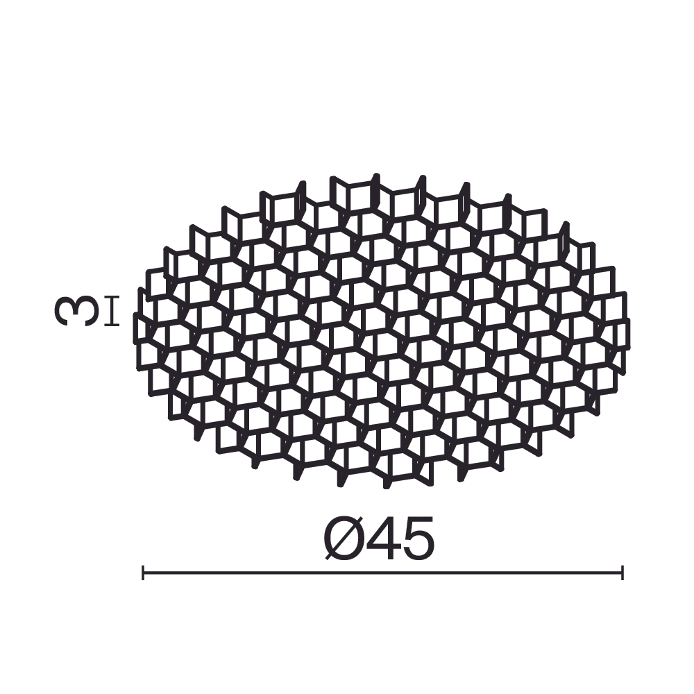 Комплектующие для светильника Technical HoneyComb-D45