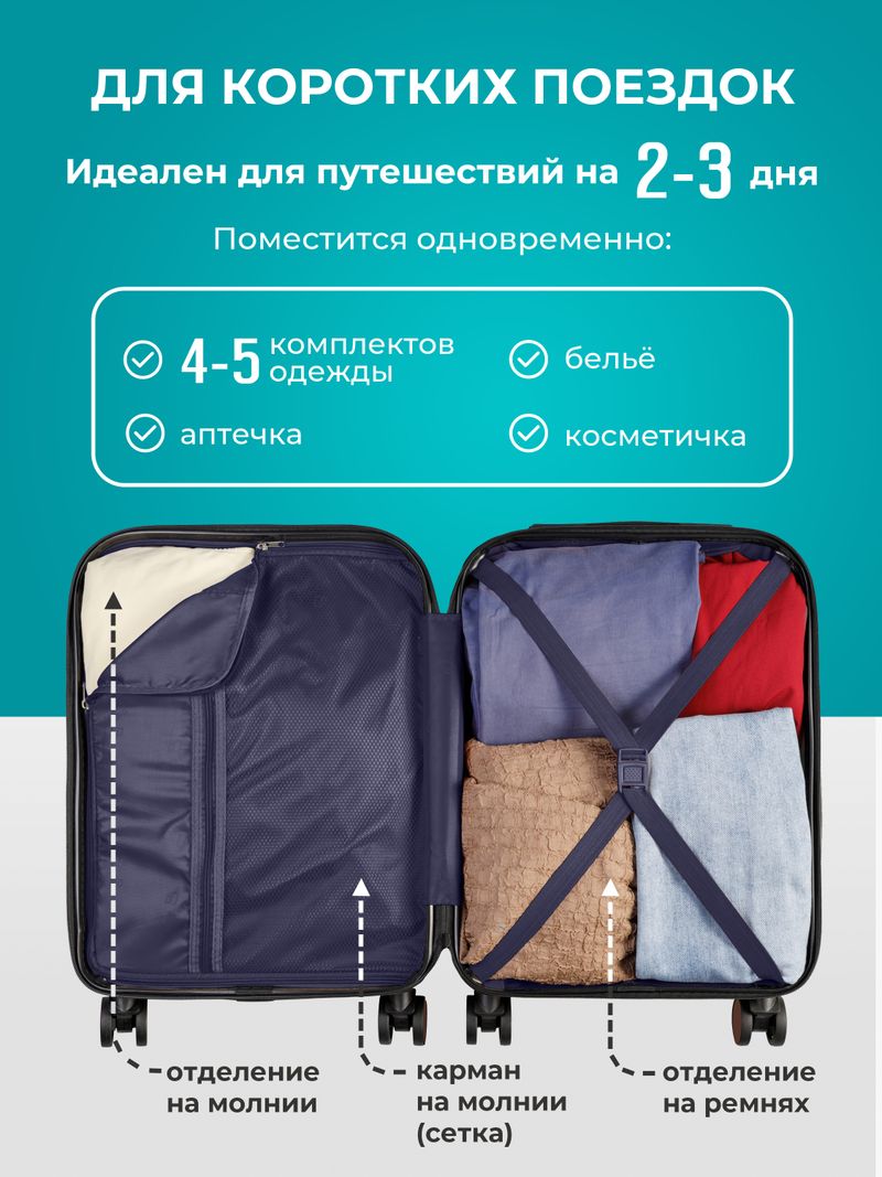 Набор S/L ручная кладь и большой Шоколад