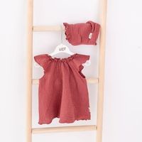 Платье сарафан с блумерами "Марсала" 0+
