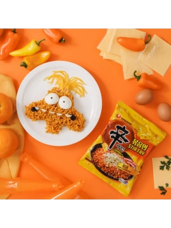 Лапша жареная с сыром Shin Ramyun Stir Fry 136 г * 10 шт