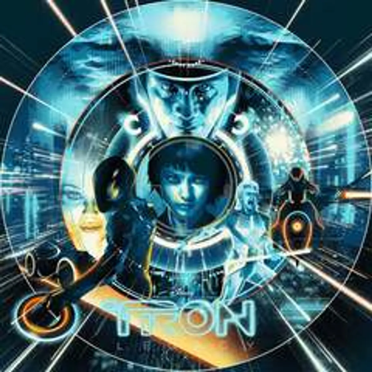 Виниловая пластинка. OST - Tron: Legacy (Neon Colored VInyl)