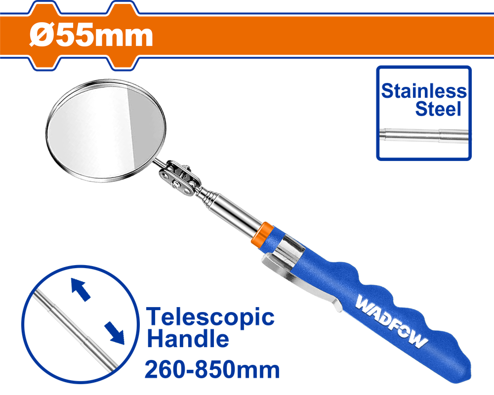 Зеркало телескопическое WADFOW WTU2655 55 мм 260-850 мм