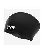 Шапочка для плавания Long Hair Wrinkle-Free Silicone Cap, силикон, LCSL/001, черный