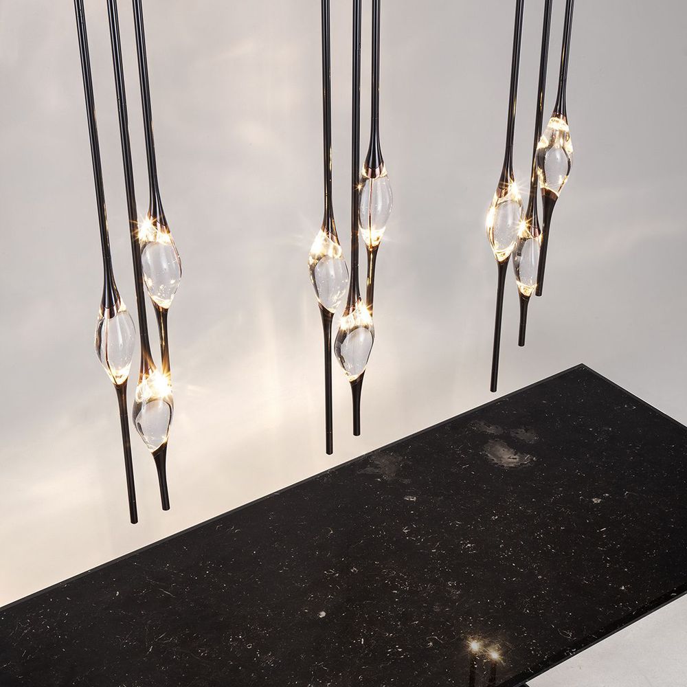 Подвесной светильник Pezzo 3 pearl black