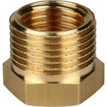 Футорка STOUT SFT 0028 - 3/8" x 1/4" (для стальных труб, латунь без покрытия)