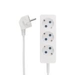 Удлинитель 3 гнезда, 3м, 3х0,75мм², с/з, белый PROconnect 11
