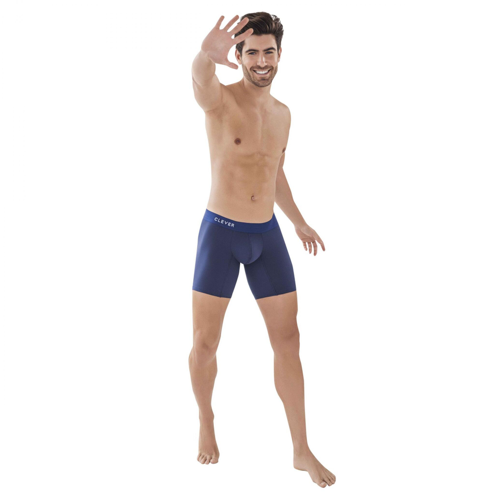Темно-синие удлиненные трусы-боксеры Caribbean Long Boxer (Размер: XL) (Цвет: темно-синий)