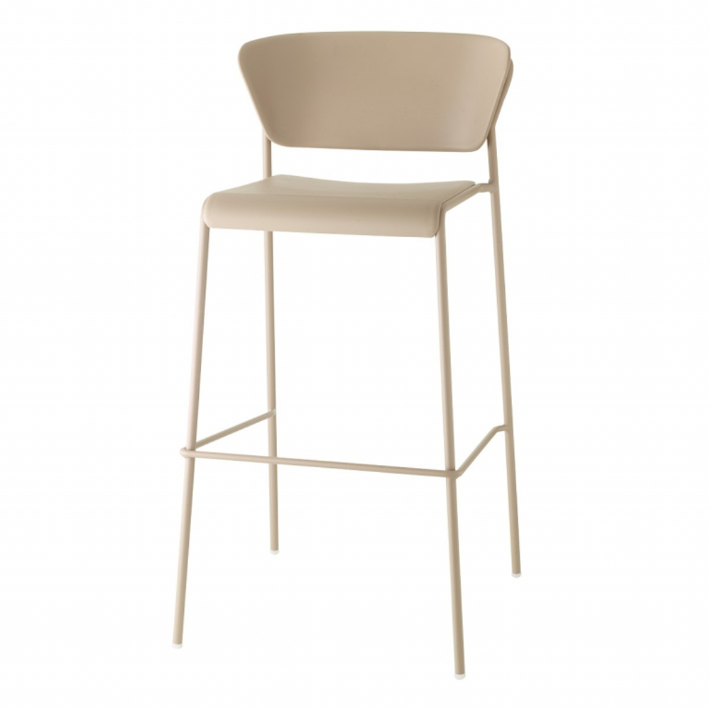 Стул барный пластиковый Scab Design Lisa Technopolymer, тортора