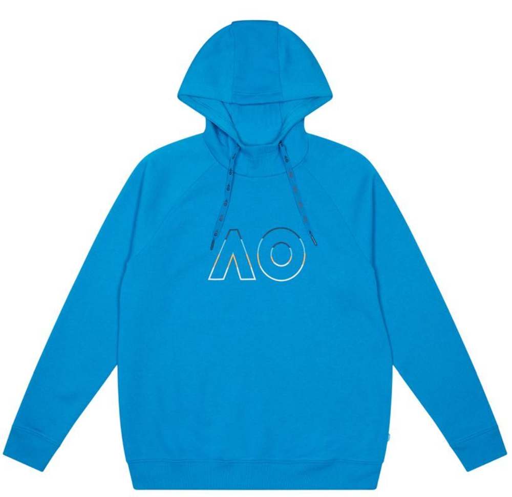 Мужская теннисная кофта Australian Open Logo Raglan - небесный