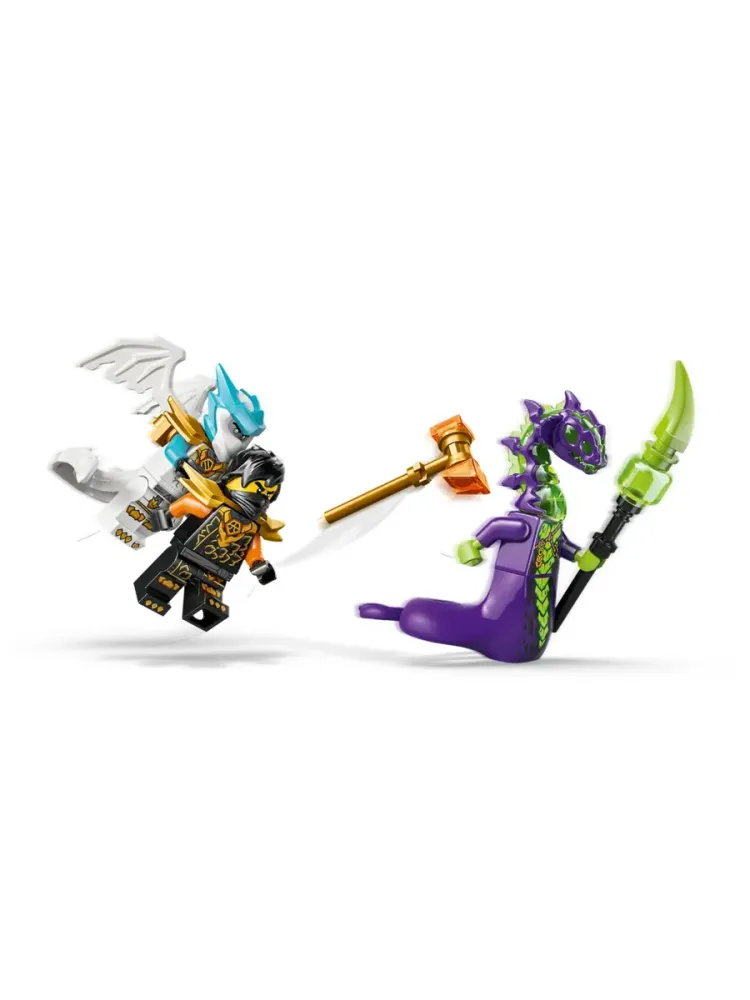 Конструктор NINJAGO 71854 Миссия Коула: робот и дракон Зейн