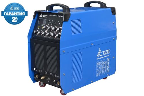 Аппарат TIG сварки алюминия TSS PRO TIG/MMA-300P AC/DC - [380В / 10-300А]