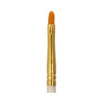 Кисть синтетика овальная №04, 5 шт, короткая ручка, Mr.Painter SBO 205-04
