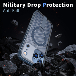 Прозрачный чехол Mesh Pro Magnetic Case для iPhone 17 Pro