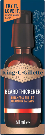 Сыворотка спрей для бороды Gillette King C. Gillette, с витамином В и кофеином 50 мл (Из Финляндии)