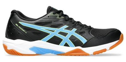 Мужские кроссовки для бадминтона/сквоша Asics Gel-Rocket 11 — black/waterscape