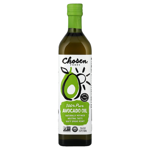 Chosen Foods, 100% чистое масло авокадо, 750 мл (25,4 жидк. унции)