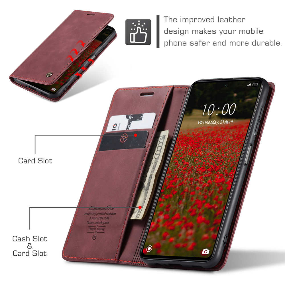 Чехол-книжка CaseMe Matte Xiaomi Redmi Note 12 5G