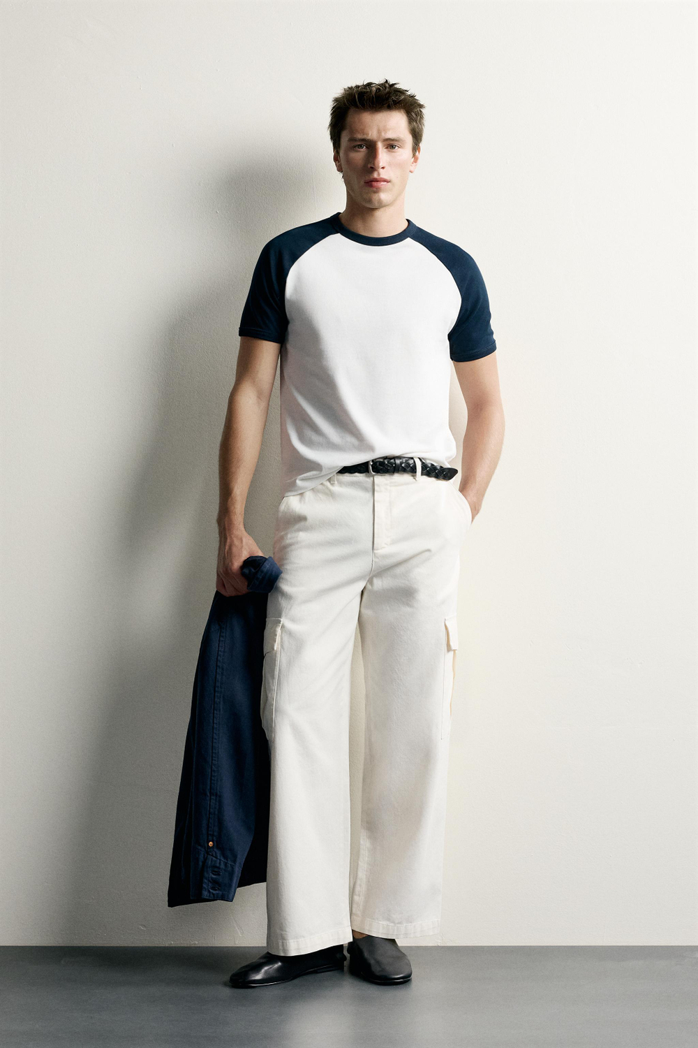ФУТБОЛКА RELAXED FIT В СТИЛЕ КОЛОР-БЛОК — ZARA · 0761/300