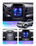 Магнитола для KIA Sorento 2 XM 2012-2016 (климат на ШГУ) - Teyes TPRO 2 монитор 9.7" QLED в стиле "Тесла" на Android 10, Быстрая, 4G SIM-слот