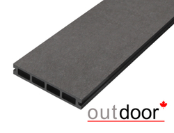 Террасная доска ДПК Outdoor 150*25*3000 мм. вельвет/шлифованная темно-коричневая